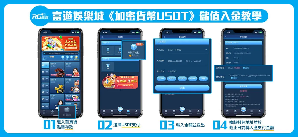 富遊娛樂城usdt虛擬貨幣儲值教學